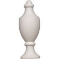 Ekena Millwork 2"W x 1"D x 6"H Half Round Urn Finial FIN02X06UH